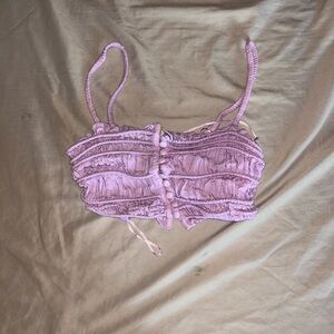 Selling a cute purple cropped top!